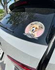 Car sticker printed
