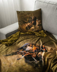 Premium blanket with fur