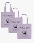 Tote bags with print - set